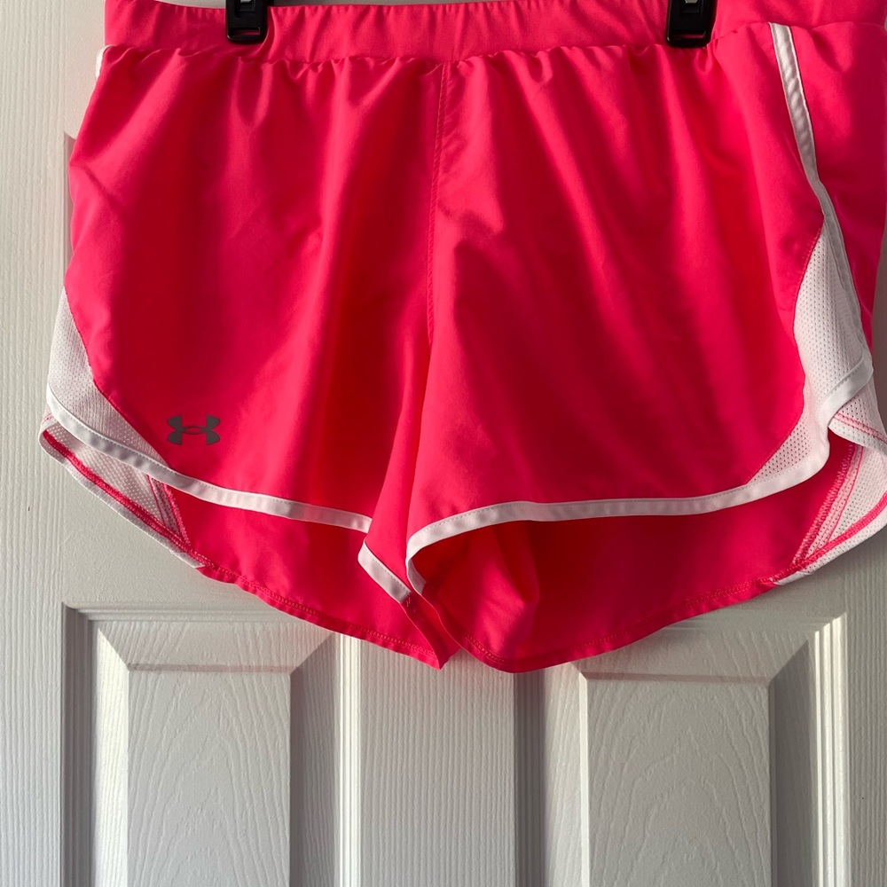 Under Armour Women's Bright Pink Athletic Shorts